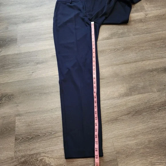 NWT Nic+Zoe Wonderstretch‎ Straight Leg Pant Dark Indigo Navy Size 6 Career $128 - Picture 9 of 15